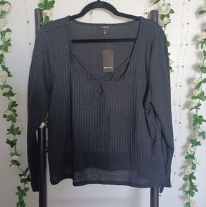 Torrid Cut Out Long Sleeve Tee NWT